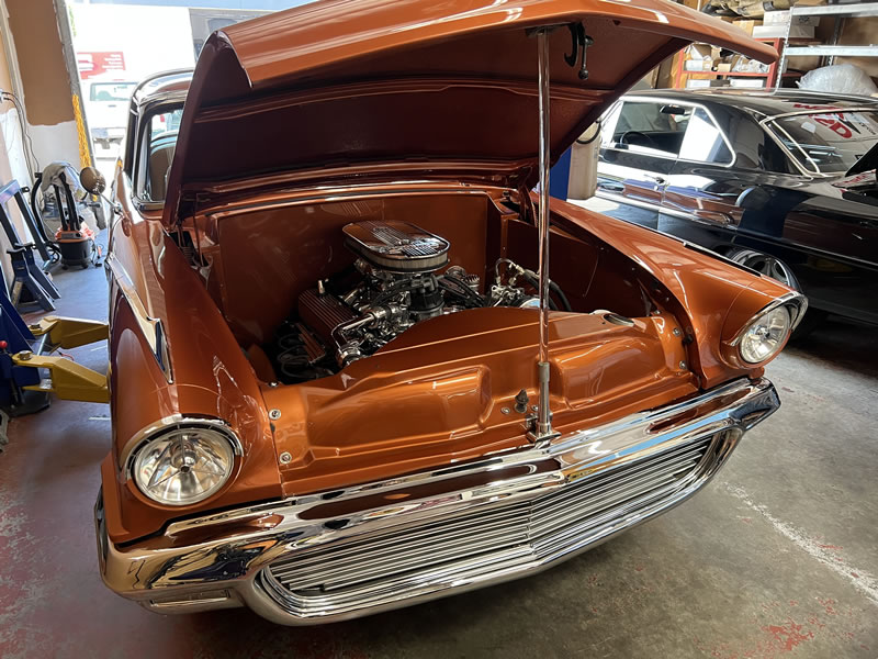 1955 Ford Fairlane Crown Victoria Custom (Final 2022-12-21: Engine Right Front Angle 1X)