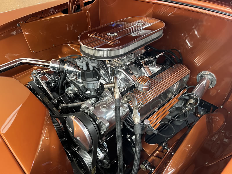 1955 Ford Fairlane Crown Victoria Custom (Final 2022-12-21: Engine Left Front Angle)
