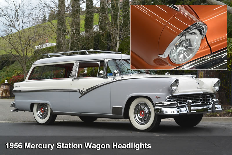 1955 Ford Fairlane Crown Victoria Custom (1956 Mercury Station Wagon Headlights)