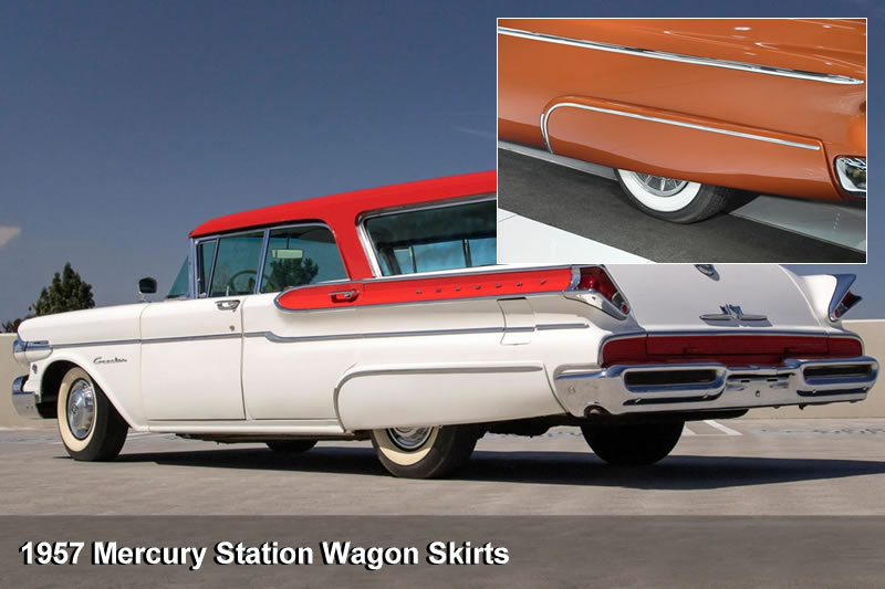 1955 Ford Fairlane Crown Victoria Custom (1957 Mercury Station Wagon Skirts)