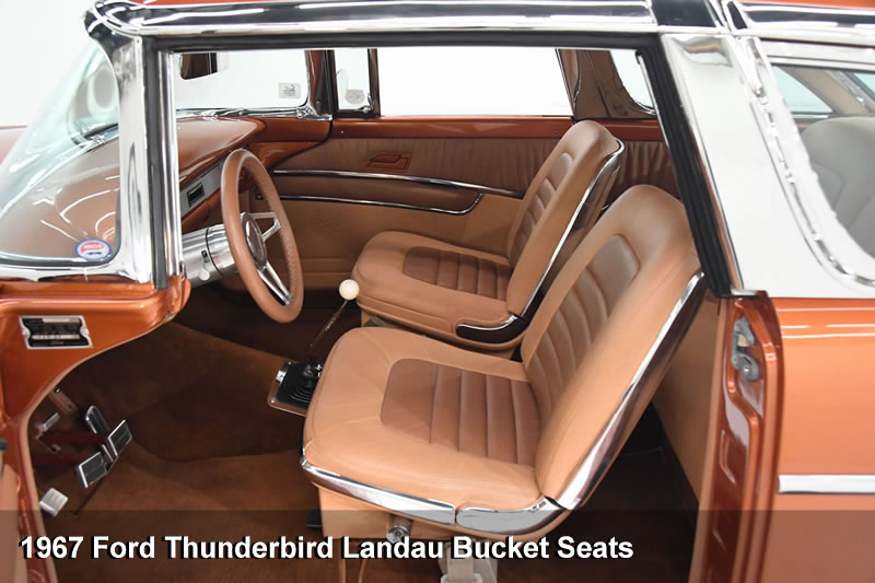 1955 Ford Fairlane Crown Victoria Custom (1967 Ford Thunderbird Landau Bucket Seats)
